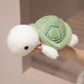 ELAINREN Cute Turtle Stuffed Animals,Soft Sea Turtle Plush Toy Tortoise Plushies Pillow/9.8''