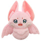 ELAINREN Furry Bat Plush Pillow Cuddly Gothic Bat Stuffed Gifts/13.7''