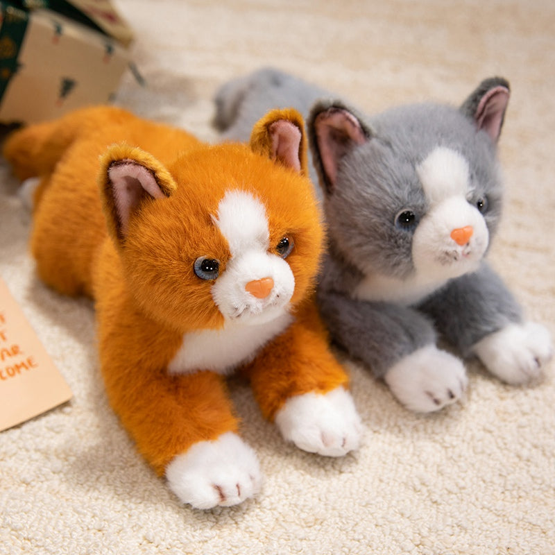 ELAINREN Realisitc Kitten Cat Stuffed Kitty Toy GIfts