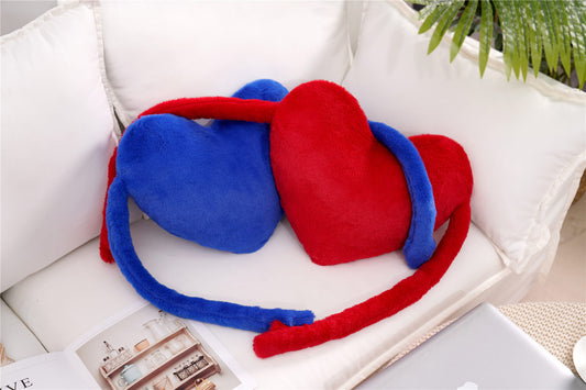 ELAINREN Super Soft Heart-shaped Plush pillow decor for home/bed/sofa