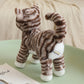 ELAINREN Realistic Tabby Cat Plush Kitten Stuffed Animals Toy/25cm