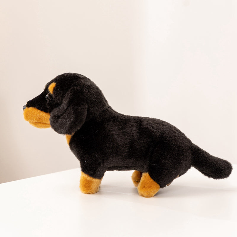 ELAINREN Dachshund Dog Plush Sausage Dog Soft Toy Gifts/26cm