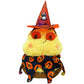ELAINREN Cuddly Smiling Bee Plush Toy with Witch's Cloak and Hat