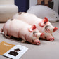 ELAINREN Ultra Realistic Pig Plush Pillow, Cute Pig Decorative Throw Pillow-100cm