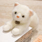 ELAINREN Realisitc White Kitten Stuffed Animals Toy GIfts