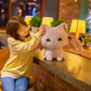 ELAINREN Cuddly Purple Bat Kitten Stuffed Pink Bat Cat Toy/11.8''