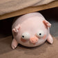 ELAINREN Ultra-Soft Pink Pig Plush Body Pillow/15.7''