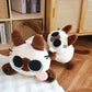 ELAINREN Siamese Cat Plush Pillow-13.7'' Siamese Cat Stuffed Animal Toy Gifts