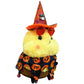 ELAINREN Cuddly Smiling Bee Plush Toy with Witch's Cloak and Hat