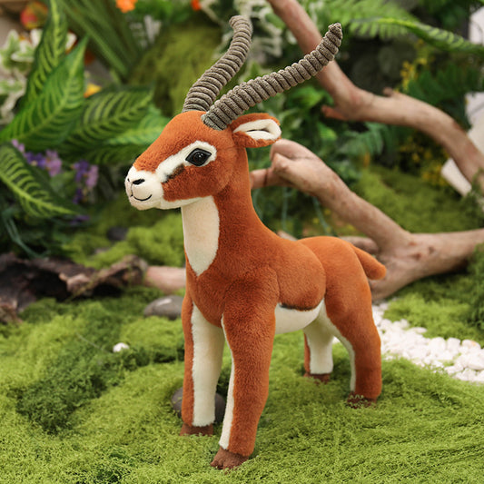 ELAINREN Realistic Antelope Plush Stuffed Animals Toy