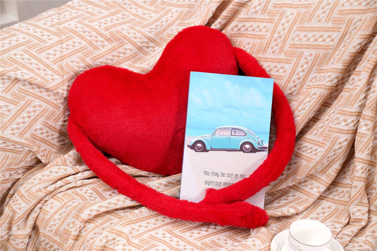 ELAINREN Super Soft Heart-shaped Plush pillow decor for home/bed/sofa
