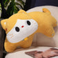 ELAINRE Soft Cat Shape Plush Toy Pillow Stuffed Kitten Doll  Cushion/50cm