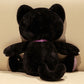 ELAINREN Halloween Skeleton Cat Plush Toy Goth Black Kitten Stuff Doll/15''