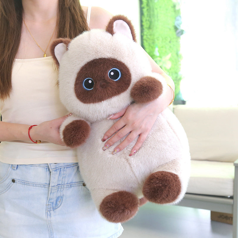 ELAINREN Sitting Cat Plush Soft Kitten Toy GIfts/40cm