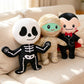 ELAINREN Skeleton Plush Toy, Bones Devil Stuffed Animal,Halloween Party Decoration,Creative Present for Boys Girls Kids Teens