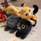 ELAINREN A Stretching Tabby Kitten Stuffed Animals Toy/40cm