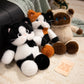 ELAINREN Cartoon Cat Kitten Stuffed Calio Kitty Plush Toy Gifts/45cm