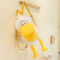 ELAINREN Plush White Duck Backpack Stuffed Duck Shape Shoulder Bag Kawaii Plushie Duck Toy Backpack/55cm