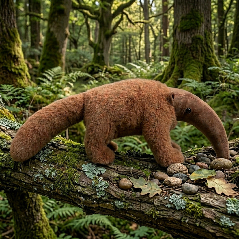ELAINREN Realisitc Anteater Stuffed Animal Lifelike Anteater Plush Toys-60cm