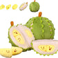 ELAINREN Creative Detachable Durian Plush Toy, Fruit Durian Plush Toy, Durian Plush Pillow, Cute Peeling Durian Plush Doll