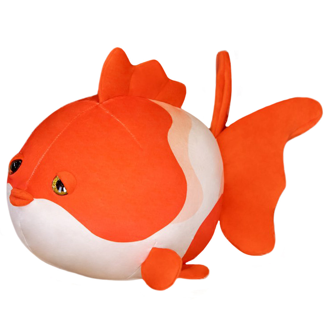 ELAINREN Simulation Goldfish Stuffed Decor Pillow Realistic Koi Plush Carp Soft Home Cushion/19.6''