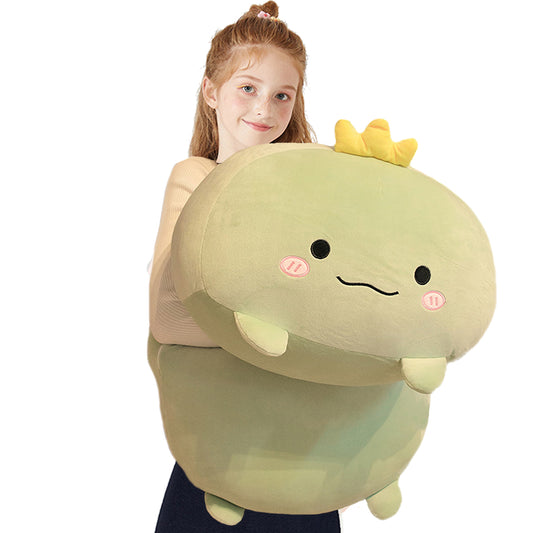 ELAINREN Large Dinosaur Plush Hugging Pillow Soft T-Rex Dinosaur Stuffed Sleeping Pillow-23.6''