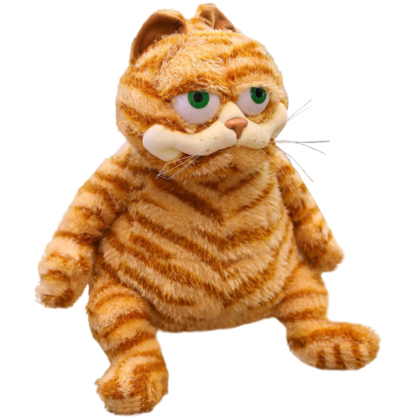 ELAINREN Halloween Garfield Plush Toy Fat Orange Cat Plush Fat Kitten Stuffed Animals Dolls-30cm