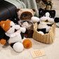 ELAINREN Cartoon Cat Kitten Stuffed Calio Kitty Plush Toy Gifts/45cm