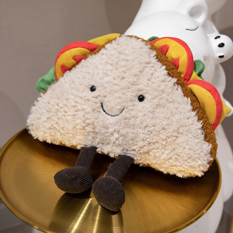 ELAINREN Cute Sandwiches Soft Plush Animals Soft Bread Pillow Hugging Toys/25cm