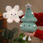 ELAINREN Cute Push Christmas Tree and Snowflake Toy GIfts