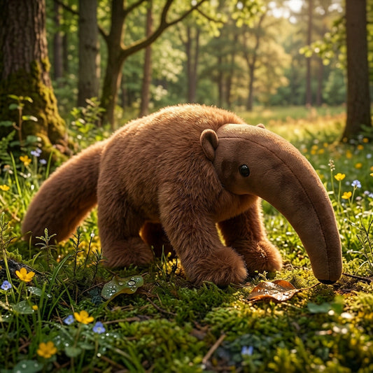 ELAINREN Realisitc Anteater Stuffed Animal Lifelike Anteater Plush Toys-60cm