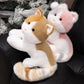 ELAINREN Cream Kitten Stuffed Toy Pillow