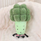 ELAIINREN Broccoli Vegetable Food Plush Fruit Watermelon Toy Pillow Cute Peach Shape Plushie Gifts