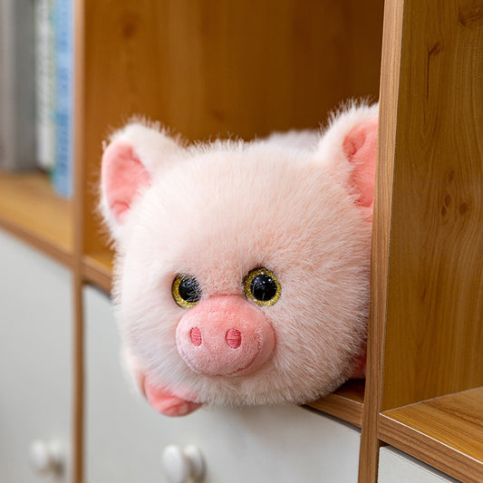 ELAINREN Realistic Pink Pig Stuffed Animals Toy GIfts/60cm