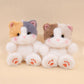 ELAINREN Mini Tabby Cat Stuffed Furry Kitten Toy GIfts/13cm
