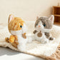 ELAINREN Sitting Tabby Cat Stuffed Animals Toy Gifts/16CM