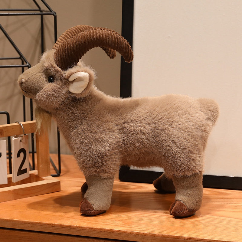 ELAINREN Realistic Goat Plush Sheep Stuffed Toy Gifts