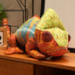 ELAINREN Realisitc Lizard Plush BIg Chameleon Stuffed Animals Toy GIfts/70cm