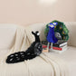 ELAINREN Realistic Peacock Plush Toy,Cute Peacock Stuffed Animal Doll /21cm