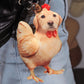ELAINREN 3D Realisitc Chicken Dog Plush Large Accent Pillow Decor Gifts/45cm