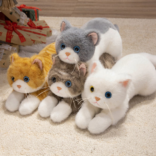 ELAINREN Realisitc Kitten Cat Plush Stuffed Animals Toy GIfts/45cm
