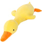 ELAINREN Velvety Yellow Duck Plush Soft Pillow, Long Neck Duck Stuffed Farm Animals Toy/35.4''