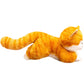 ELAINREN Realistic Orange Tabby Cat Stuffed Animals Lifelike Yellow Kitten Plushie Toy GIfts/30cm