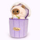 ELAINREN Kawai Siamese Cat Plush Toy Live in the Cake Cute Cake Kitten Stuffed Animals Gifts/20cm