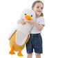 ELAINREN Banana Duck Plush Toy Cute Plushie Hugging Plush Pillow/19.6inch