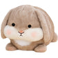 ELAINREN Chubby Brown Bunny Stuff Big Pillow Soft Rabbit Plush Toy/14''