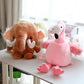 ELAINREN Cute Elephant Plush Bag Kawaii Stuffed Flamingo Shape Backpack for Kids Adults