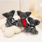 ELAINREN Lifelike Gray Kitten Stuffed Cat Plush Toy/13cm