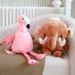 ELAINREN Pink Flamingo Plush Bag Cute Stuffed Flamingo Shape Backpack for Kids Adults