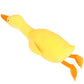 ELAINREN Velvety Yellow Duck Plush Soft Pillow, Long Neck Duck Stuffed Farm Animals Toy/35.4''